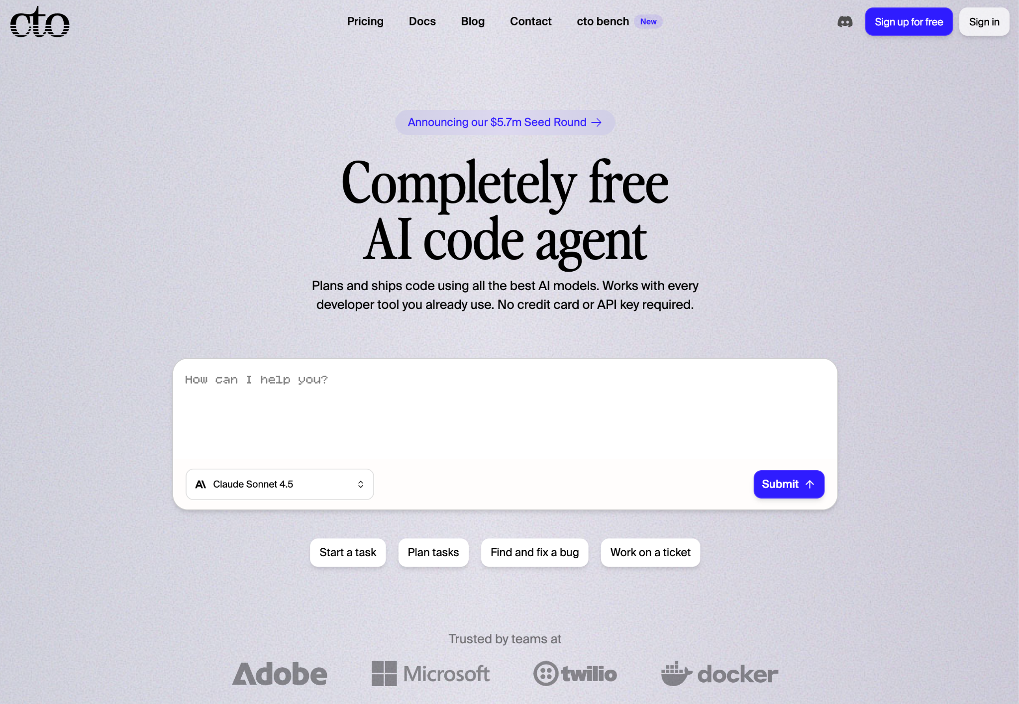 cto.new product screenshot