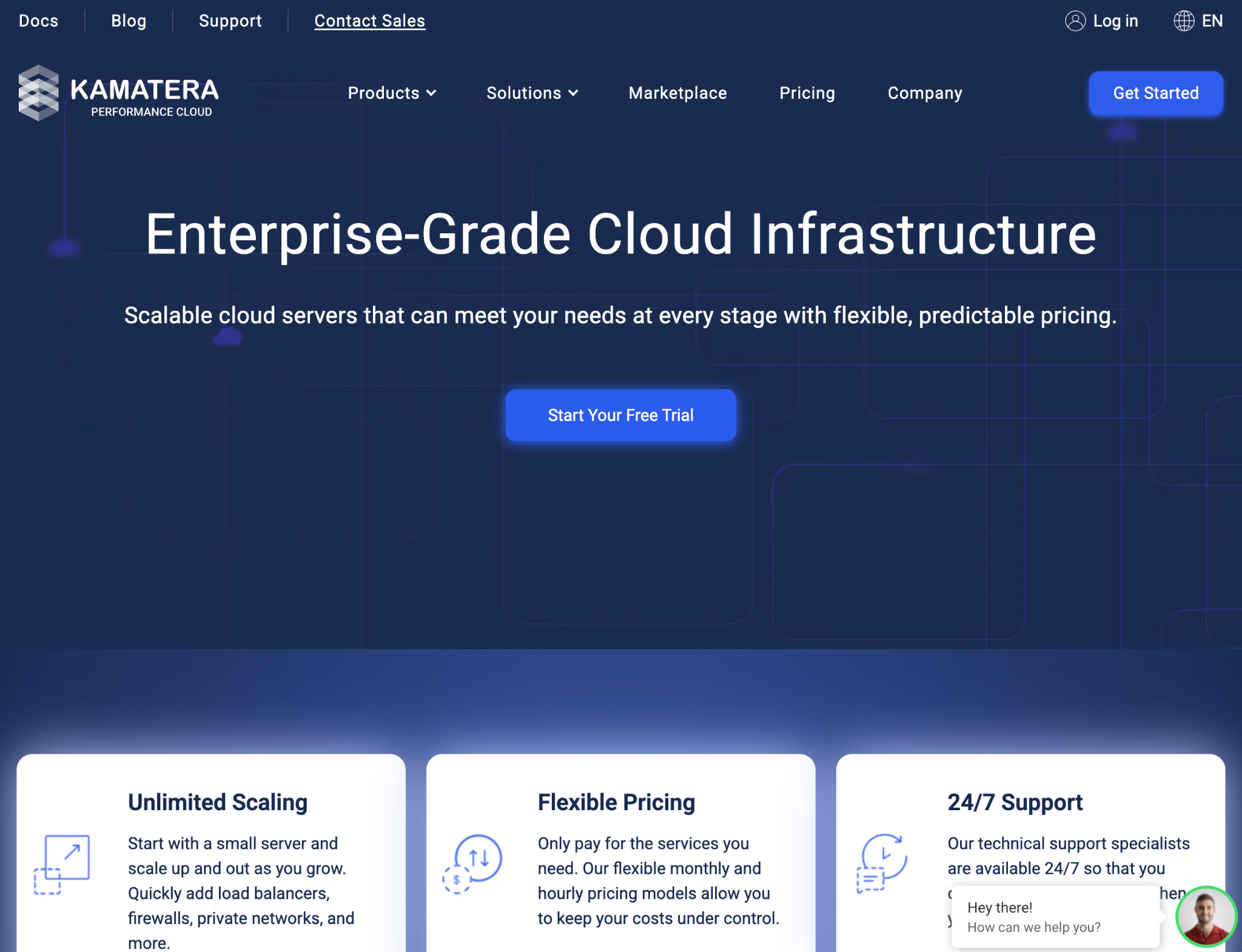 Kamatera product screenshot